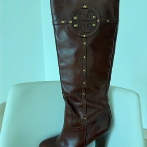 Tory Burch Brown Heeled Boots